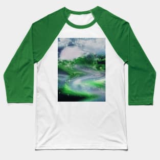 new moon fantasy landscape Baseball T-Shirt